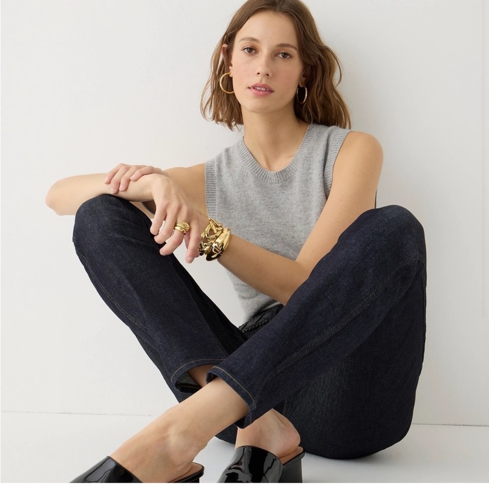 J.CREW 9" mid-rise vintage slim-straight jean in resin rinse Size 25 - Picture 2 of 13